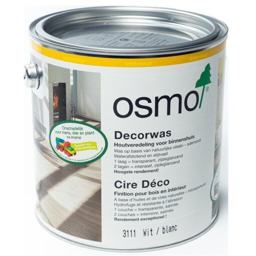 Osmo Decorwas 3111 Wit 2,5 liter