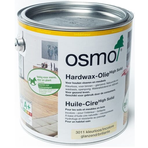 Osmo Hardwaxolie 3011 Glanzend 2,5 liter